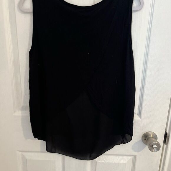 Desigual Black Tank Top with Red Geometric Design viscose and polyester - Picture 7 of 8